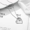 imageTurandoss Graduation Gifts for Her 2023 Compass Necklace CZ Heart Pendant Compass Necklace 2023 College Graduation Gifts Class of 2023 College Graduation Gifts for Her 2023M