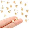 imageHeart Initial Stud Earrings for Girls  S925 Sterling Silver Post 14K Gold Plated Dainty Letter Earrings Hypoallergenic Little Initial Earrings for Women Girls Sensitive Girls EarringsB  Gold