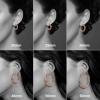 imageHoop Earrings for Women  14K Gold Plated Lightweight Chunky Open Hoops 316L Surgical Stainless Steel Post Thick Hoop Earrings GoldWhite GoldRose Gold Hoop Earrings for Women 202530405060mmRose Gold