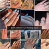 imageTurandoss 15CT Moissanite Rings for Women D Color VVS1 Clarity Brilliant Round Cut Solitaire Lab Created Moissanite Ring Rhodium Plated Solid S925 Sterling Silver 4 Prong Moissanite Engagement Ring18K Rose Gold
