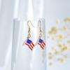imageTurandoss American Flag Earrings for Women 4th of July Red White Blue USA Earring Patriotic Earrings Handmade Independence Day Memorial Day Dangle Beaded Earrings for Women Jewelry GiftsIndependence Day Earring