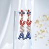 imageTurandoss Independence Day Earrings for Women 4th of July Red White Blue USA Earring Patriotic Earrings for Women Handmade American Flag Earrings Cute USA Earrings Jewelry Gifts