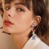 imageTurandoss Independence Day Earrings for Women 4th of July Red White Blue USA Earring Patriotic Earrings for Women Handmade American Flag Earrings Cute USA Earrings Jewelry Gifts