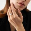 imageTurandoss Moissanite Engagement Rings 2ct Brilliant D Color VVS1 Clarity Lab Created Diamond Ring 14K White Gold Plated Moissanite Rings Moissanite Promise Rings for Her Weddings Rings for Women 7