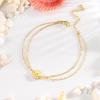 imageTurandoss Gold Initial Ankle Bracelets for Women  Dainty 14K Gold Filled Layered Letter Initial Ankle Bracelets Personalized 26 Alphabet Disc Monogram Ankle Bracelets for Women Beach Jewelry GiftsL