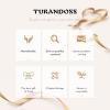 imageTurandoss Gold Rings for Women Girls  Non Tarnish Dainty 14K Gold Plated Adjustable Letter Rings for Women Teen Girls Stackable Cute Thumb Pinky Fashion Unique Open Simple Birthday Gifts JewelryA