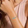 imageDainty Gold Bracelets for Women 14K Gold Filled Adjustable Layered Bracelet Cute Evil Eye Oval Chain Pearl Bar Turtle Gold Bracelets for Women JewelryEvil Eye