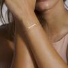 imageDainty Gold Bracelets for Women 14K Gold Filled Adjustable Layered Bracelet Cute Evil Eye Oval Chain Pearl Bar Turtle Gold Bracelets for Women JewelryPearlsBeads Chain