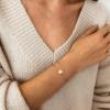 imageDainty Gold Bracelets for Women 14K Gold Filled Adjustable Layered Bracelet Cute Evil Eye Oval Chain Pearl Bar Turtle Gold Bracelets for Women JewelryBeads ChainHammered Disc