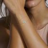 imageDainty Gold Bracelets for Women 14K Gold Filled Adjustable Layered Bracelet Cute Evil Eye Oval Chain Pearl Bar Turtle Gold Bracelets for Women JewelryEvil EyeBeads Chain
