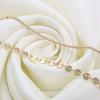 imageDainty Gold Bracelets for Women 14K Gold Filled Adjustable Layered Bracelet Cute Evil Eye Oval Chain Pearl Bar Turtle Gold Bracelets for Women JewelryBeads ChainCoin Chain