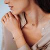 imageDainty Gold Bracelets for Women 14K Gold Filled Adjustable Layered Bracelet Cute Evil Eye Oval Chain Pearl Bar Turtle Gold Bracelets for Women JewelryChainButterfly