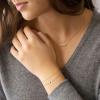 imageDainty Gold Bracelets for Women 14K Gold Filled Adjustable Layered Bracelet Cute Evil Eye Oval Chain Pearl Bar Turtle Gold Bracelets for Women JewelryCZ Evil EyeBeads Chain