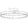 Beads Chain&Cross-Silver