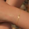 imageTurandoss Gold Initial Bracelets for Girls Women Jewelry Gifts  18k GoldSilver Plated Letter Initial Bracelet Dainty Gold Bracelets for Women Initial Bracelets for Teen Girls Gifts Trendy StuffGold