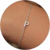 imageTurandoss Gold Initial Bracelets for Girls Women Jewelry Gifts  18k GoldSilver Plated Letter Initial Bracelet Dainty Gold Bracelets for Women Initial Bracelets for Teen Girls Gifts Trendy StuffSilver