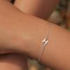 imageTurandoss Gold Initial Bracelets for Girls Women Jewelry Gifts  18k GoldSilver Plated Letter Initial Bracelet Dainty Gold Bracelets for Women Initial Bracelets for Teen Girls Gifts Trendy StuffSilver