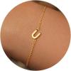 imageTurandoss Gold Initial Bracelets for Girls Women Jewelry Gifts  18k GoldSilver Plated Letter Initial Bracelet Dainty Gold Bracelets for Women Initial Bracelets for Teen Girls Gifts Trendy StuffGold