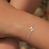imageTurandoss Gold Initial Bracelets for Girls Women Jewelry Gifts  18k GoldSilver Plated Letter Initial Bracelet Dainty Gold Bracelets for Women Initial Bracelets for Teen Girls Gifts Trendy StuffSilver