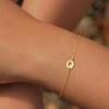 imageTurandoss Gold Initial Bracelets for Girls Women Jewelry Gifts  18k GoldSilver Plated Letter Initial Bracelet Dainty Gold Bracelets for Women Initial Bracelets for Teen Girls Gifts Trendy StuffGold