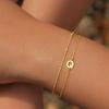 imageTurandoss Gold Initial Bracelets for Women Trendy  18K Real Gold Plated Layered Letter AZ Initial Bracelets Dainty 26 Alphabet Monogram Gold Bracelets for Women Jewelry Gifts Womens Gold BraceletsQ