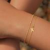 imageTurandoss Gold Initial Bracelets for Women Trendy  18K Real Gold Plated Layered Letter AZ Initial Bracelets Dainty 26 Alphabet Monogram Gold Bracelets for Women Jewelry Gifts Womens Gold BraceletsX