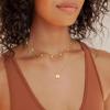 imageTurandoss Layered Gold Pearl Necklaces for Women  Initial Gold Necklaces for Women Dainty Gold Necklace Initial Gold Letter AZ Pendant Necklace Gold Jewelry for Women GiftsGold
