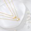 imageTurandoss Layered Initial Necklaces for Women 18K Real Gold Plated Heart Initial AZ Pendant Necklace Personalized Monogram Name Necklace Birthday Gifts Heart Necklace for Women JewelryM