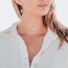 imageTurandoss Dainty Gold Choker Necklaces for Women  14K Gold Plated Handmade Medallion Snake Link Chain Cross Star Moon Adjustable Simple Choker Necklaces for Women JewelryMoonstoneSilver