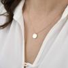 imageTurandoss Dainty Gold Choker Necklaces for Women  14K Gold Plated Handmade Medallion Snake Link Chain Cross Star Moon Adjustable Simple Choker Necklaces for Women JewelryCoinsDisc