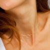imageTurandoss Dainty Gold Choker Necklaces for Women  14K Gold Plated Handmade Medallion Snake Link Chain Cross Star Moon Adjustable Simple Choker Necklaces for Women JewelryCircle Half Moon