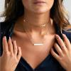 imageTurandoss Dainty Gold Choker Necklaces for Women  14K Gold Plated Handmade Medallion Snake Link Chain Cross Star Moon Adjustable Simple Choker Necklaces for Women JewelryCoinsBar