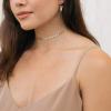 imageTurandoss Dainty Gold Choker Necklaces for Women  14K Gold Plated Handmade Medallion Snake Link Chain Cross Star Moon Adjustable Simple Choker Necklaces for Women JewelryCoinsBar