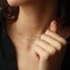 imageTurandoss Gold Chain Necklace for Women Trendy  Dainty 14K Real Gold Plated Cuban Necklace Snake Necklace Disc Chain Necklace Gold Multi Layered Paperclip Chain Necklace Gold Jewelry Gifts for WomenLong Paperclip Chain
