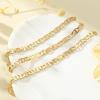 imageTurandoss Gold Chain Necklace for Women Trendy  Dainty 14K Real Gold Plated Cuban Necklace Snake Necklace Disc Chain Necklace Gold Multi Layered Paperclip Chain Necklace Gold Jewelry Gifts for WomenLong Chain