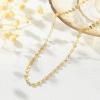 imageTurandoss Gold Chain Necklace for Women Trendy  Dainty 14K Real Gold Plated Cuban Necklace Snake Necklace Disc Chain Necklace Gold Multi Layered Paperclip Chain Necklace Gold Jewelry Gifts for WomenSequin Dot Disc Chain