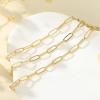 imageTurandoss Gold Chain Necklace for Women Trendy  Dainty 14K Real Gold Plated Cuban Necklace Snake Necklace Disc Chain Necklace Gold Multi Layered Paperclip Chain Necklace Gold Jewelry Gifts for WomenChoker Paperclip Chain