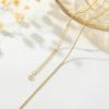 imageTurandoss Gold Chain Necklace for Women Trendy  Dainty 14K Real Gold Plated Cuban Necklace Snake Necklace Disc Chain Necklace Gold Multi Layered Paperclip Chain Necklace Gold Jewelry Gifts for WomenRound Snake Chain