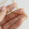 imageTurandoss Gold Chain Necklace for Women Trendy  Dainty 14K Real Gold Plated Cuban Necklace Snake Necklace Disc Chain Necklace Gold Multi Layered Paperclip Chain Necklace Gold Jewelry Gifts for WomenDot Gold Chain