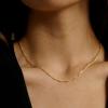 imageTurandoss Gold Chain Necklace for Women Trendy  Dainty 14K Real Gold Plated Cuban Necklace Snake Necklace Disc Chain Necklace Gold Multi Layered Paperclip Chain Necklace Gold Jewelry Gifts for WomenFigaro Chain