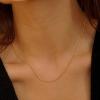 imageTurandoss Gold Chain Necklace for Women Trendy  Dainty 14K Real Gold Plated Cuban Necklace Snake Necklace Disc Chain Necklace Gold Multi Layered Paperclip Chain Necklace Gold Jewelry Gifts for WomenRound Snake Chain
