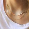 imageTurandoss Gold Chain Necklace for Women Trendy  Dainty 14K Real Gold Plated Cuban Necklace Snake Necklace Disc Chain Necklace Gold Multi Layered Paperclip Chain Necklace Gold Jewelry Gifts for WomenLayered PaperclipSnake Chain