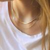 imageTurandoss Gold Chain Necklace for Women Trendy  Dainty 14K Real Gold Plated Cuban Necklace Snake Necklace Disc Chain Necklace Gold Multi Layered Paperclip Chain Necklace Gold Jewelry Gifts for WomenLayered PaperclipSnake Chain