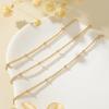 imageTurandoss Gold Chain Necklace for Women Trendy  Dainty 14K Real Gold Plated Cuban Necklace Snake Necklace Disc Chain Necklace Gold Multi Layered Paperclip Chain Necklace Gold Jewelry Gifts for WomenBead Chain