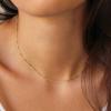 imageTurandoss Gold Chain Necklace for Women Trendy  Dainty 14K Real Gold Plated Cuban Necklace Snake Necklace Disc Chain Necklace Gold Multi Layered Paperclip Chain Necklace Gold Jewelry Gifts for WomenBead Chain