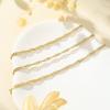 imageTurandoss Gold Chain Necklace for Women Trendy  Dainty 14K Real Gold Plated Cuban Necklace Snake Necklace Disc Chain Necklace Gold Multi Layered Paperclip Chain Necklace Gold Jewelry Gifts for WomenTwist Chain