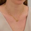 imageTurandoss Gold Chain Necklace for Women Trendy  Dainty 14K Real Gold Plated Cuban Necklace Snake Necklace Disc Chain Necklace Gold Multi Layered Paperclip Chain Necklace Gold Jewelry Gifts for WomenToggle Closure Paperclip Chain