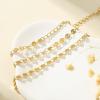 imageTurandoss Gold Chain Necklace for Women Trendy  Dainty 14K Real Gold Plated Cuban Necklace Snake Necklace Disc Chain Necklace Gold Multi Layered Paperclip Chain Necklace Gold Jewelry Gifts for WomenSequin Dot Disc Chain