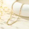 imageTurandoss Gold Chain Necklace for Women Trendy  Dainty 14K Real Gold Plated Cuban Necklace Snake Necklace Disc Chain Necklace Gold Multi Layered Paperclip Chain Necklace Gold Jewelry Gifts for WomenFigaro Chain