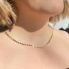 imageTurandoss Gold Chain Necklace for Women Trendy  Dainty 14K Real Gold Plated Cuban Necklace Snake Necklace Disc Chain Necklace Gold Multi Layered Paperclip Chain Necklace Gold Jewelry Gifts for WomenSequin Dot Disc Chain